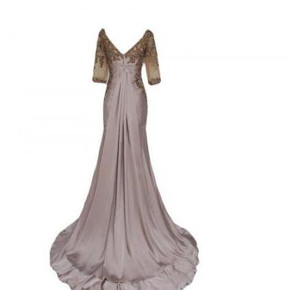 Evening Dresses 2020 Lace Sheer Mot..