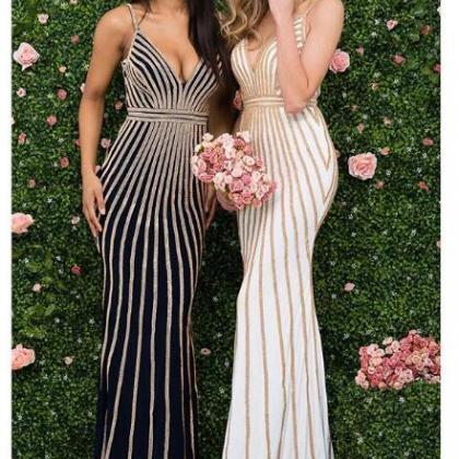 2018 Mermaid Luxury Prom Dress Sexy..