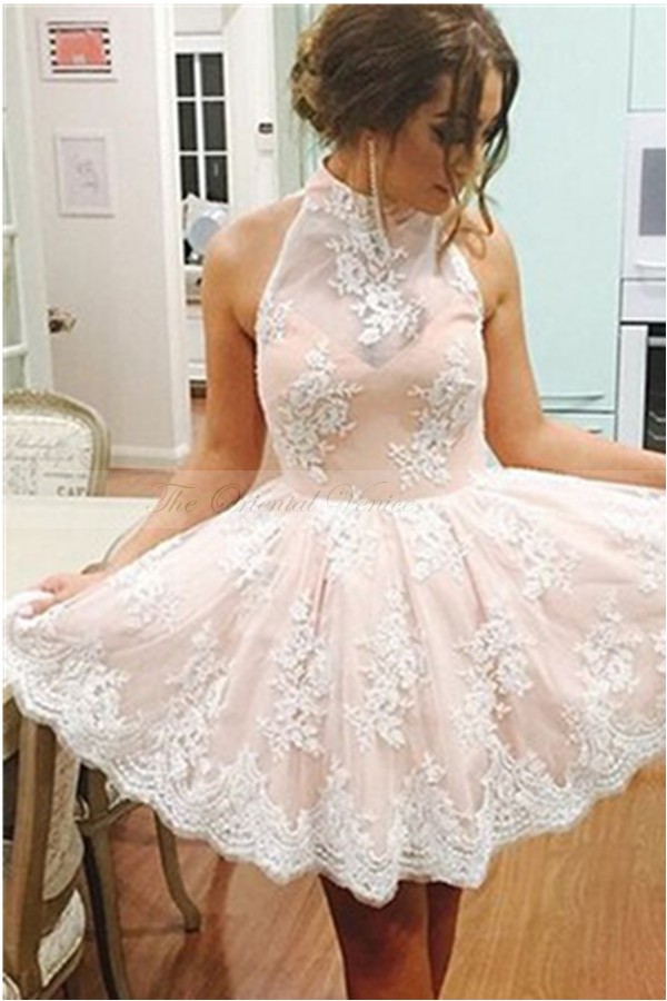 blush pink semi formal dress