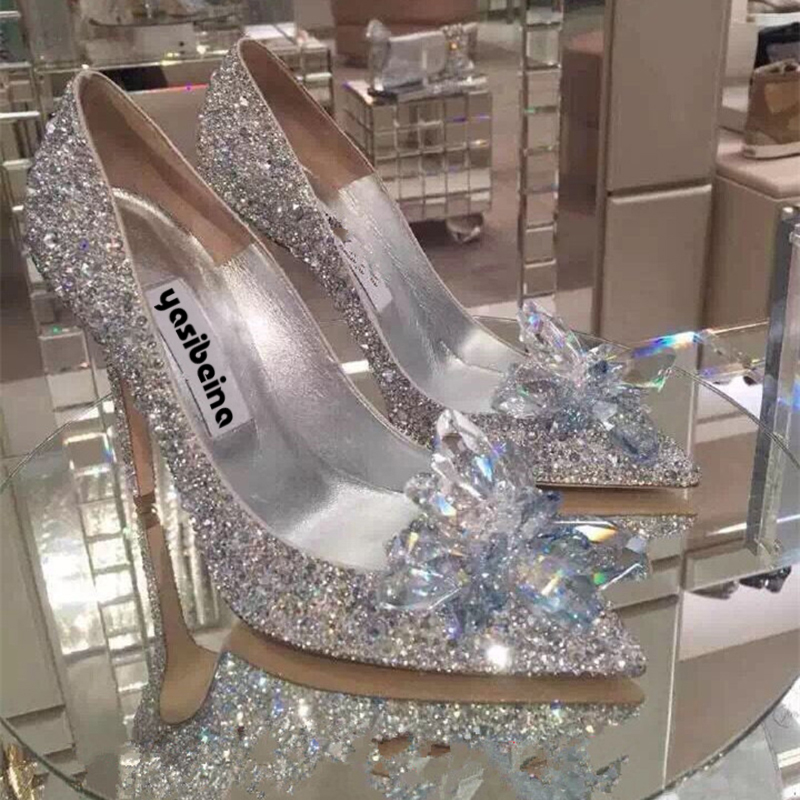 sparkle bridal shoes
