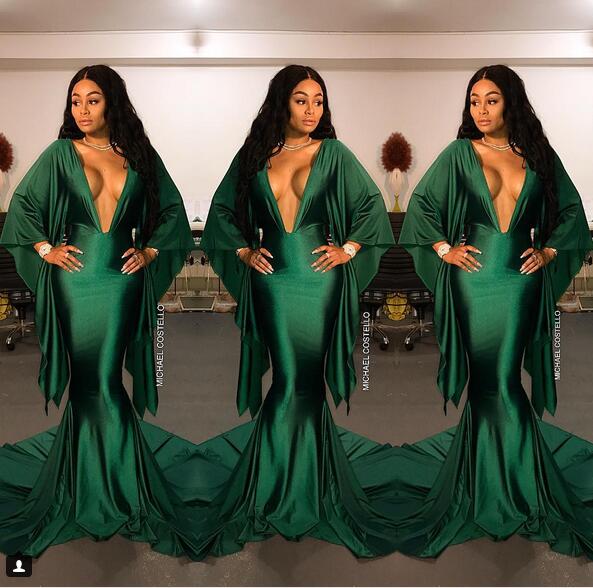 dark green mermaid dress