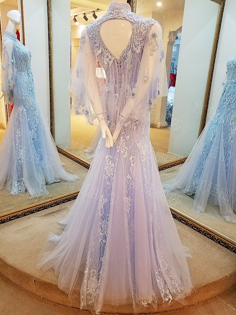 luxury mermaid prom dresses