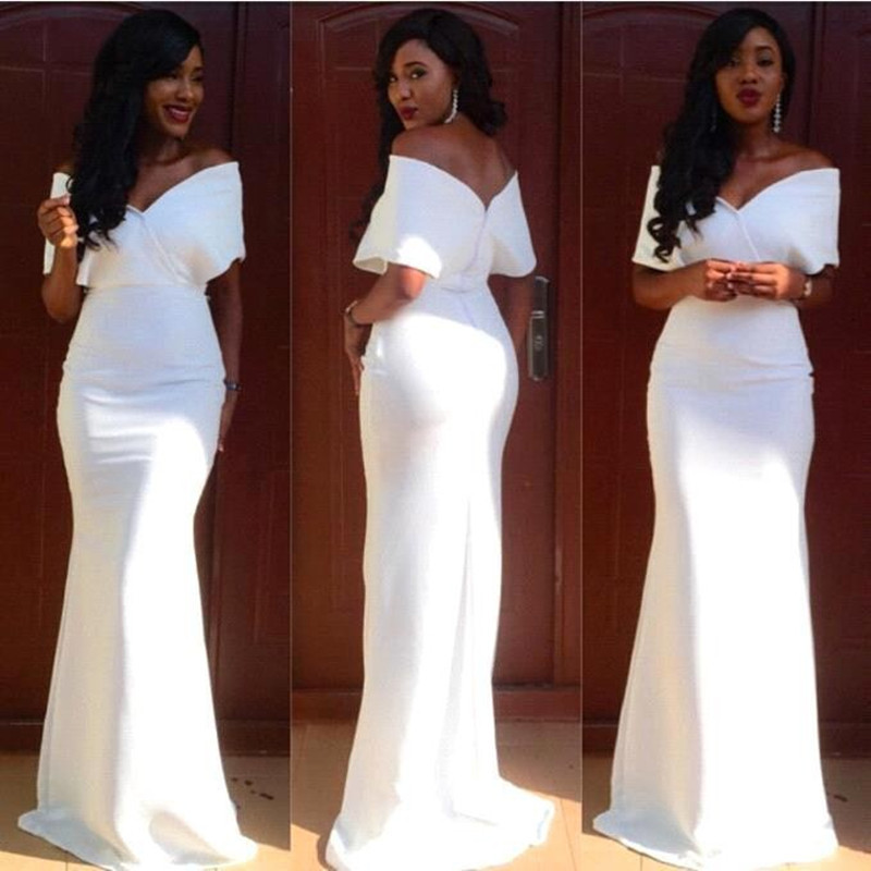 White Long Evening Gowns Shop, 54% OFF ...