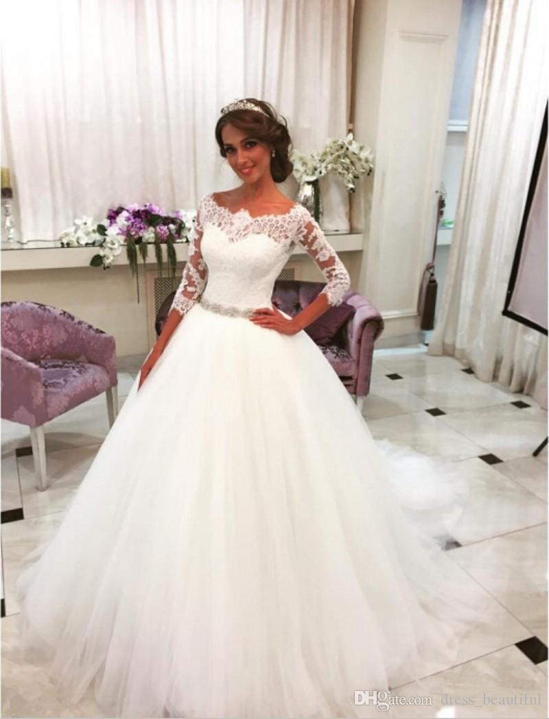 Lovely Princess Ball Gown  Wedding  Dresses  Bridal  Dresses  