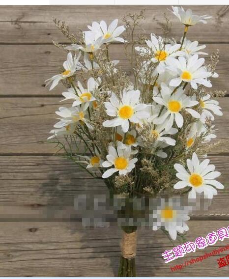 New Arrival Wedding Bouquet Handmade Flowers Yellow & White Bridal Bouquet Wedding bouquets