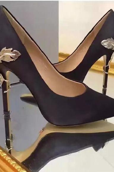 Black for wedding silk bridal heels evening prom shoes