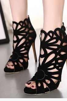 Summer Black Women Shoes for Women Shoes Unique Pump Heels for Evening Shoes Prom Party Shoes