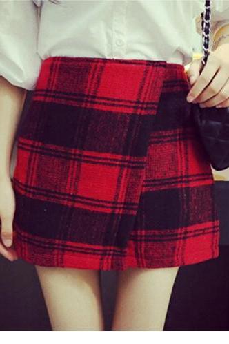 	2015 Autumn/ Winter New Style Sexy Fashion Skirt Women Striped High Waist 