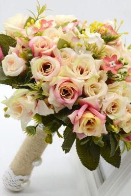 Blush Wedding Bouquet Handmade Flowers Bridal Bouquet Wedding bouquets